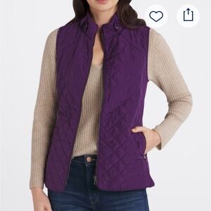41 Hawthorn Small Dulcie Purple Quilted Vest